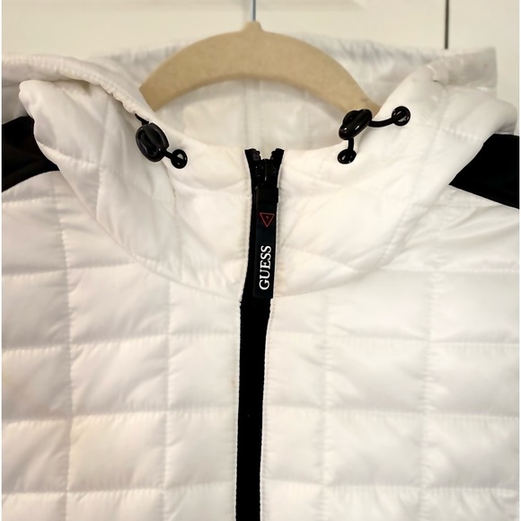 Guess | Quilted Mixed Material Jacket - Picture 2 of 15